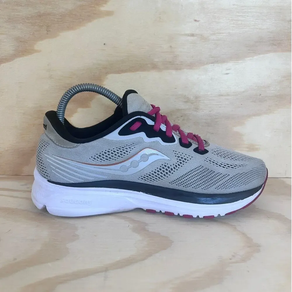 Saucony - Ride 13 - Running Shoes - Gray - Women's - 7W - S10651-55